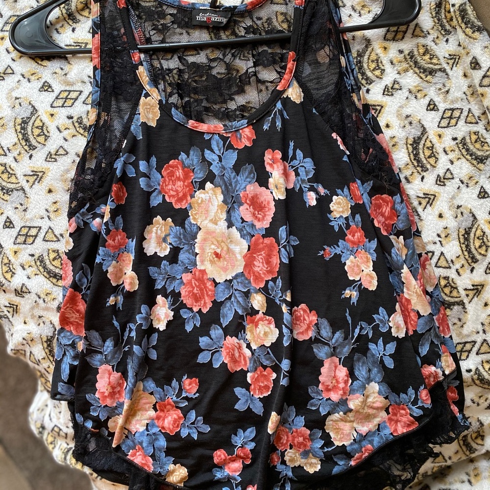 floral blouse